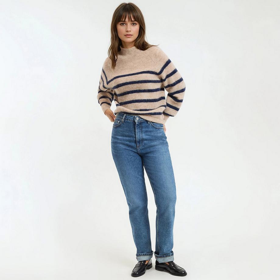 La Redoute Collections Aristide Streifenpullover mit Alpakawolle  