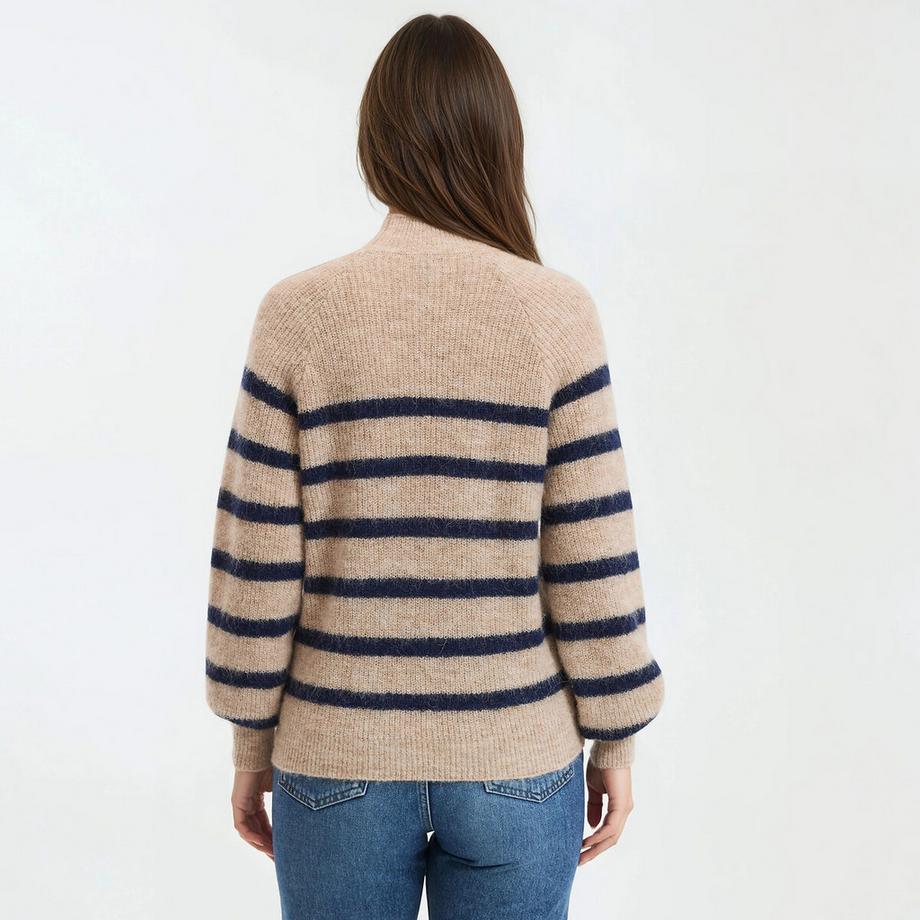 La Redoute Collections Aristide Streifenpullover mit Alpakawolle  