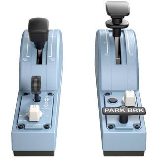 THRUSTMASTER  TCA Quadrant Add-On Airbus Edition Flugsimulator-Brems- und Landeklappen PC Blau 