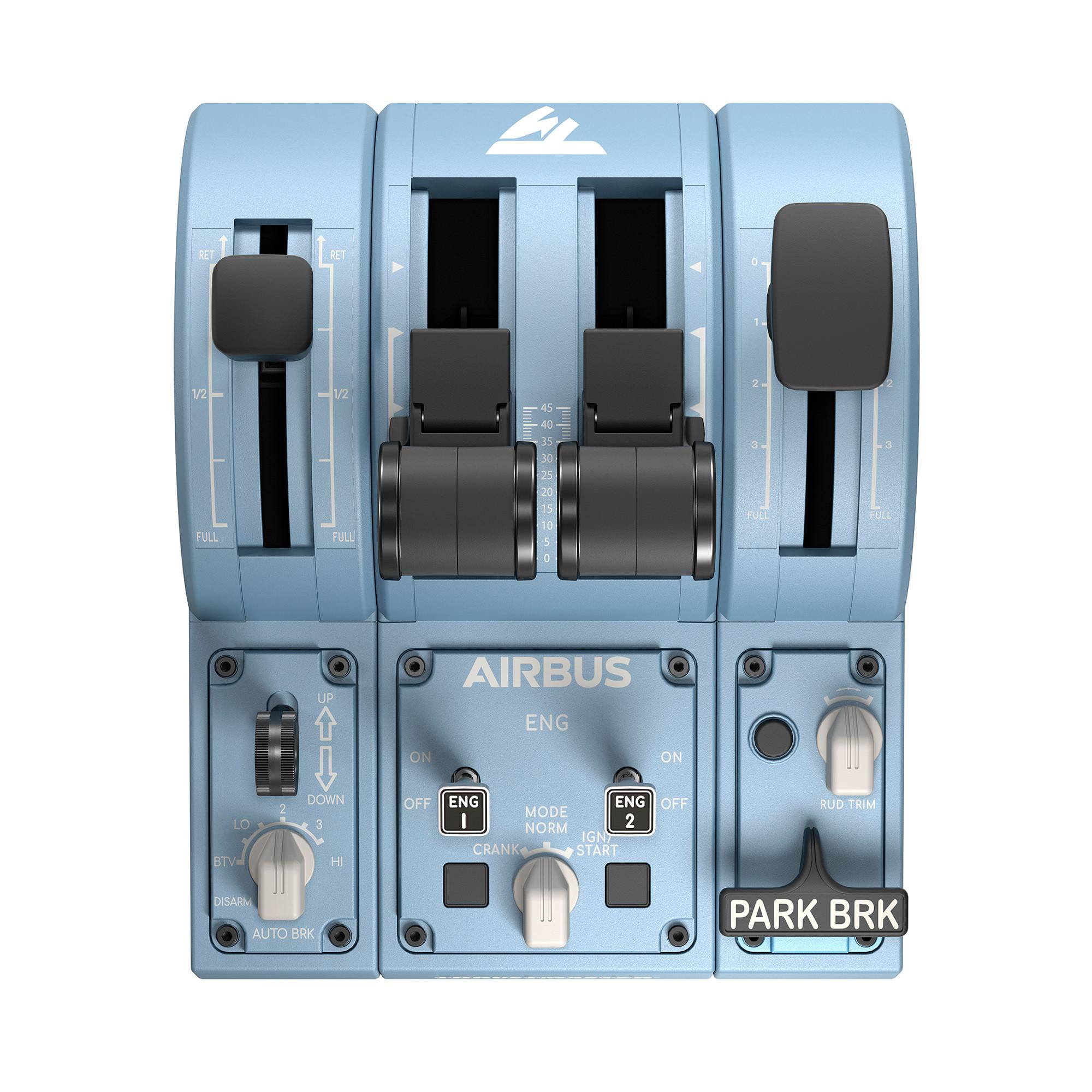 THRUSTMASTER  TCA Quadrant Add-on Airbus Edition volets de freinage et d'atterrissage 