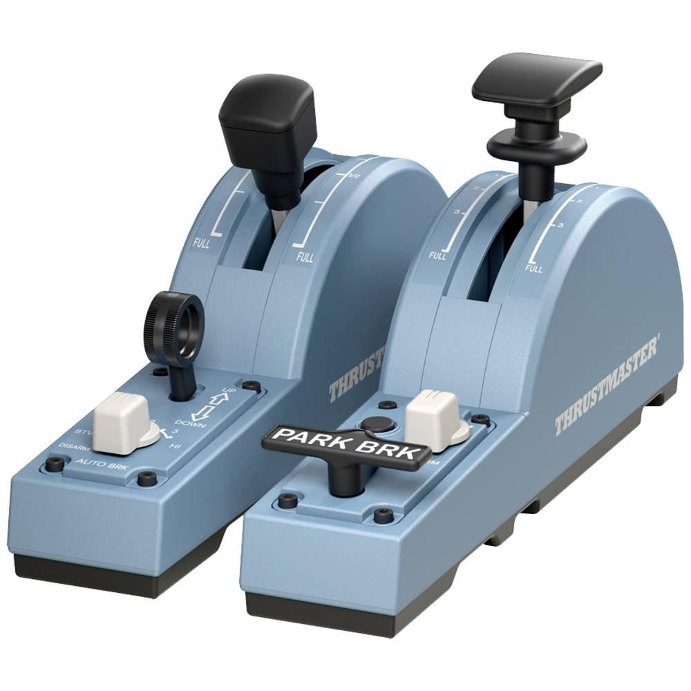 THRUSTMASTER  TCA Quadrant Add-On Airbus Edition Flugsimulator-Brems- und Landeklappen PC Blau 