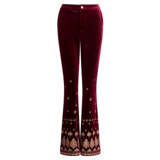 Joe Browns Pantaloni Svasati Ricamati in Velluto  