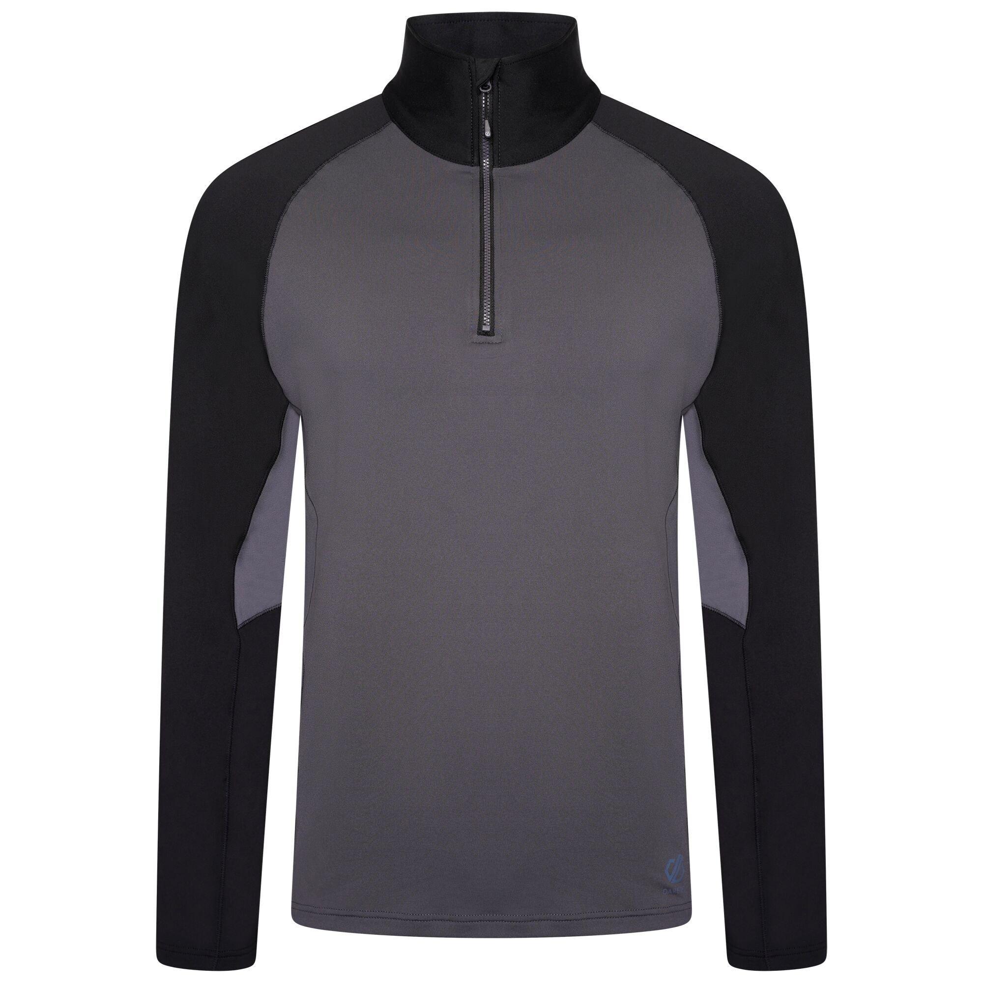 Image of Fuser Thermotop Mit Halbem Reißverschluss Herren Grau XXL