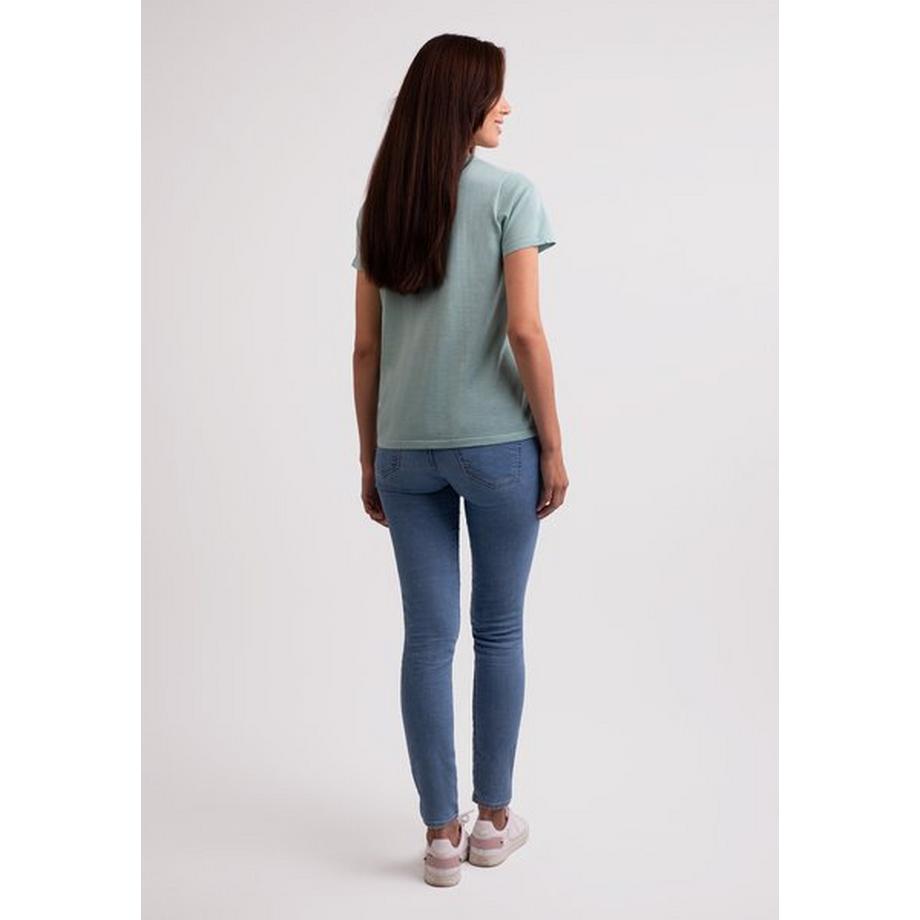 CASH-MERE.CH T-Shirt Manches Courtes Col V  