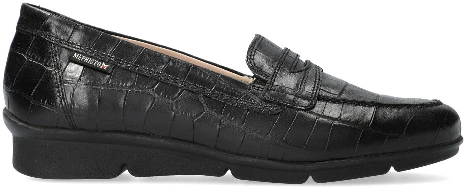 Image of Diva - Leder Mokassin Damen Schwarz 35.5