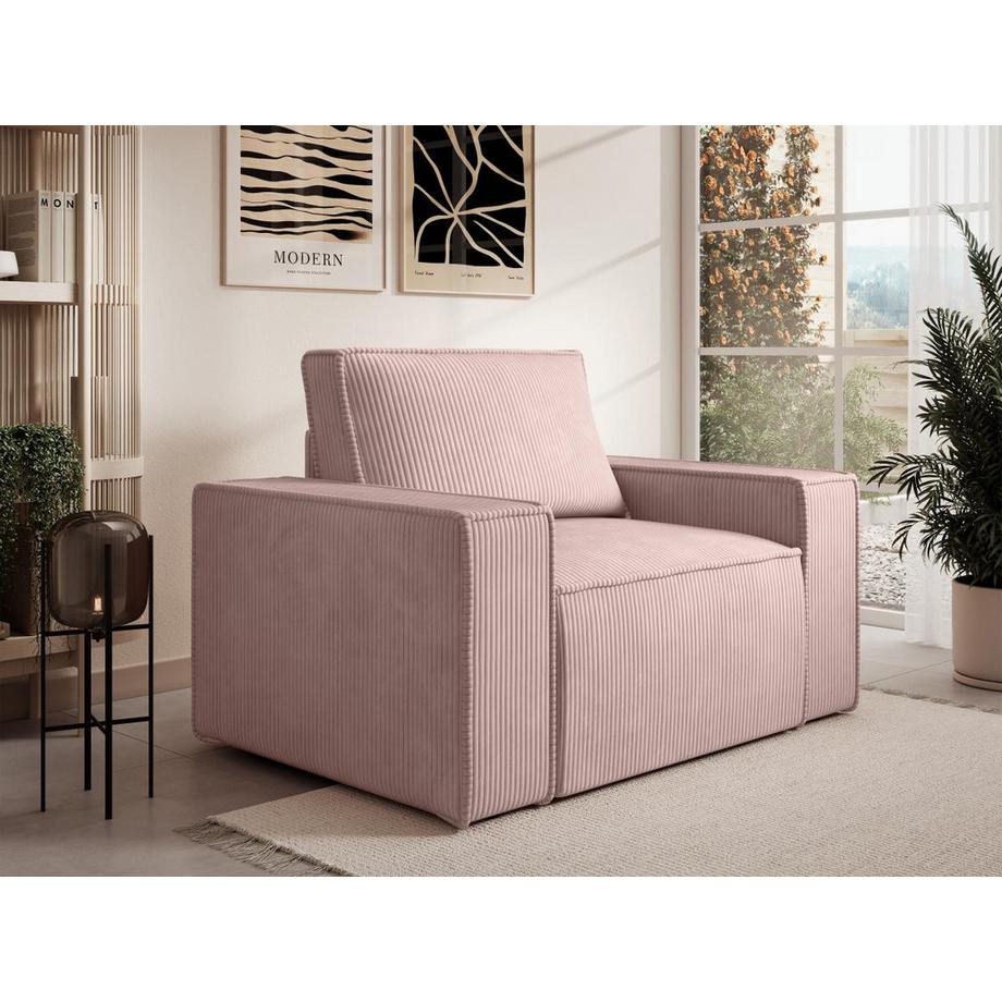 PASCAL MORABITO Sessel - Cord - Puderrosa - AMELIA  