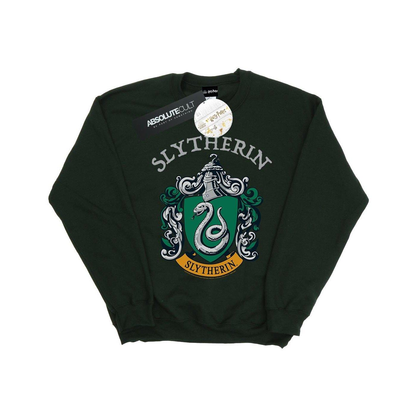 Image of Slytherin Crest Sweatshirt Herren Waldgrün L