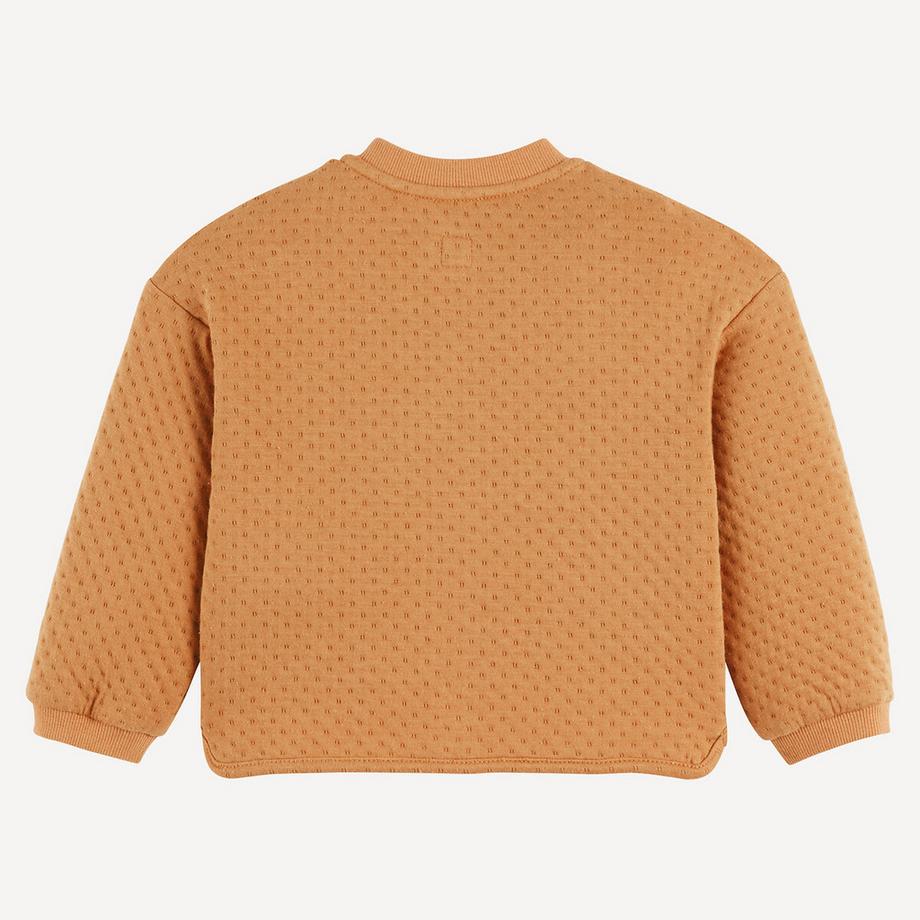 La Redoute Collections  Offenes Sweatshirt mit Druckknöpfen 