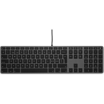 25079 tastiera USB QWERTZ Svizzere Grigio