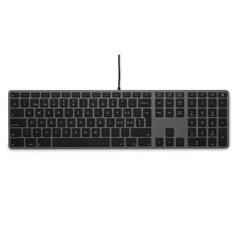 LMP  25079 tastiera USB QWERTZ Svizzere Grigio 