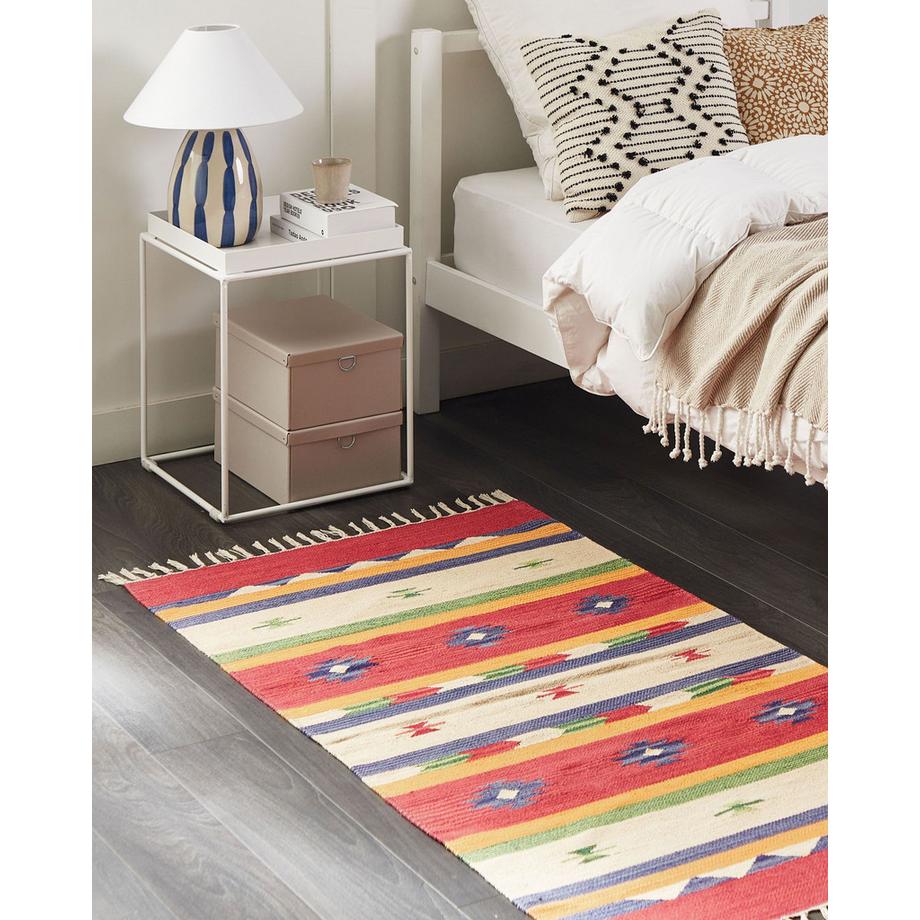 Beliani Tapis en Coton  ALAPARS  