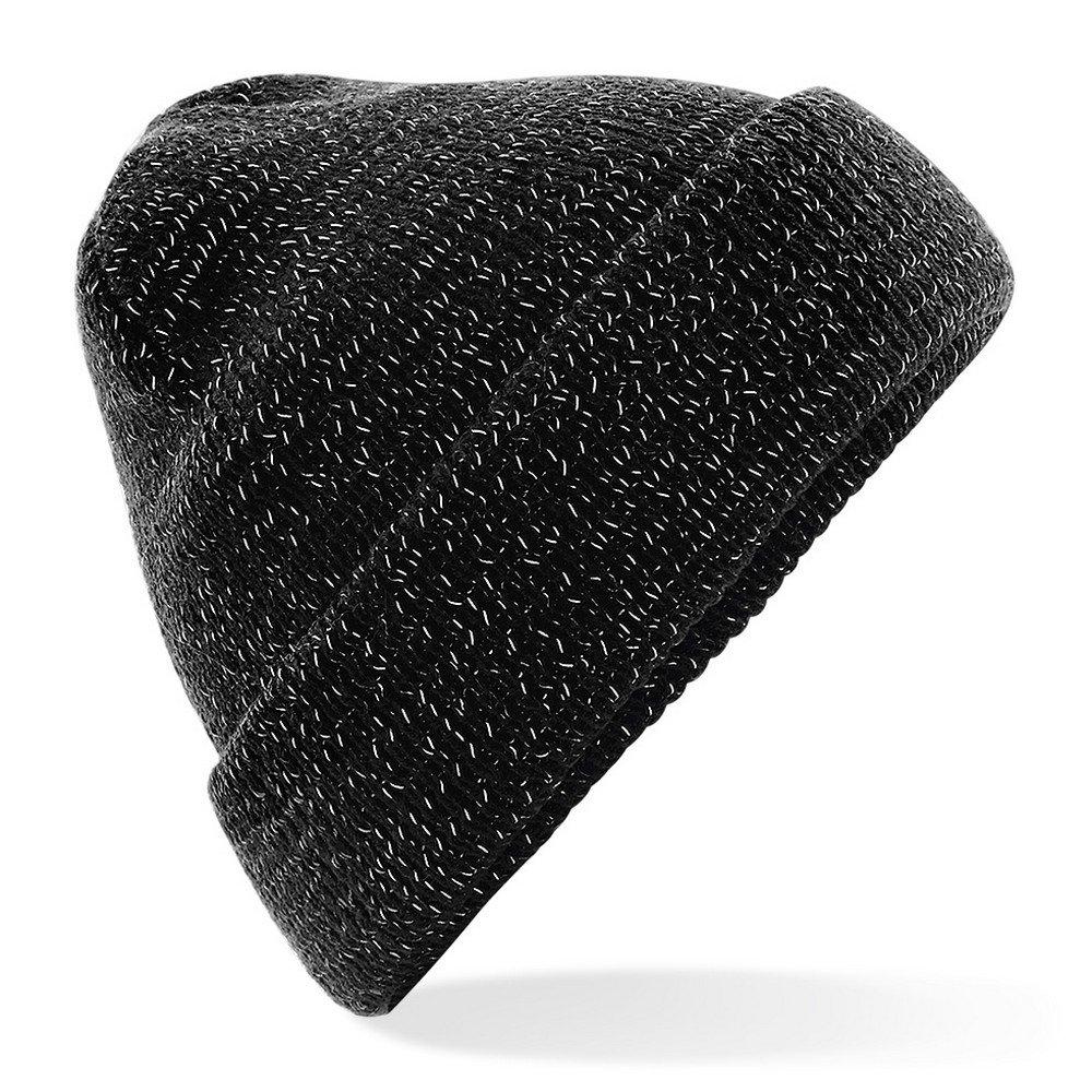 Image of Beanie Erwachsene, Reflektierend Herren Schwarz ONE SIZE