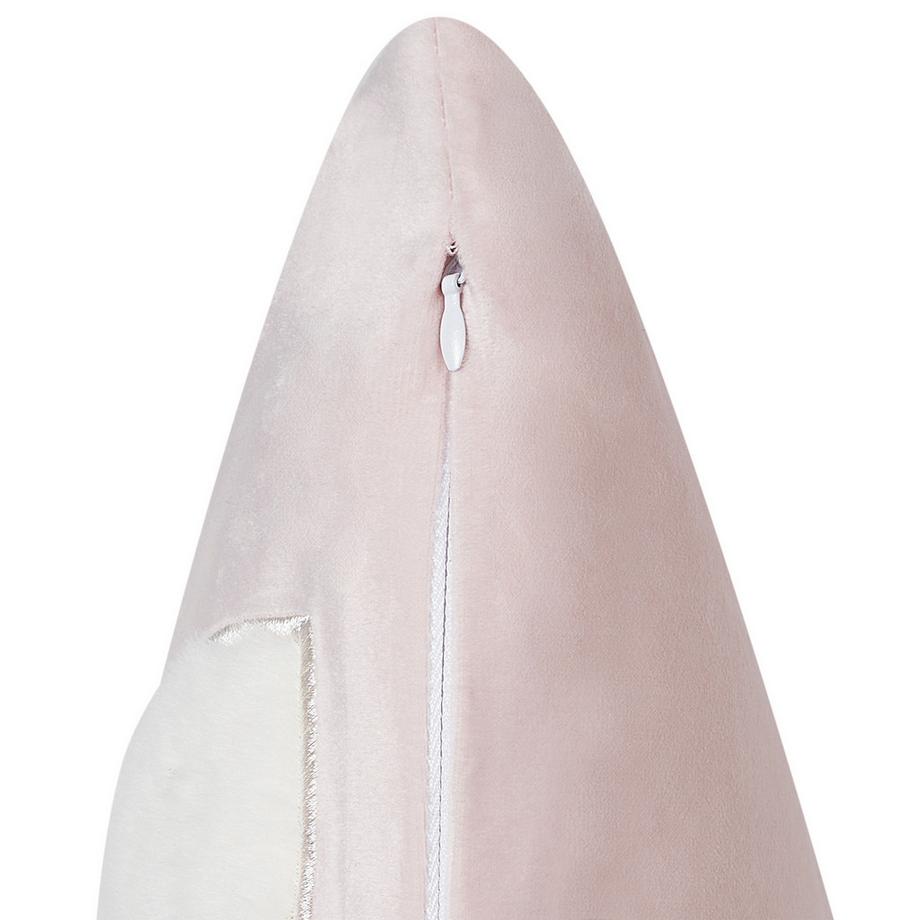 Beliani Lot de 2 coussins décoratifs en Velours  IBERIS  