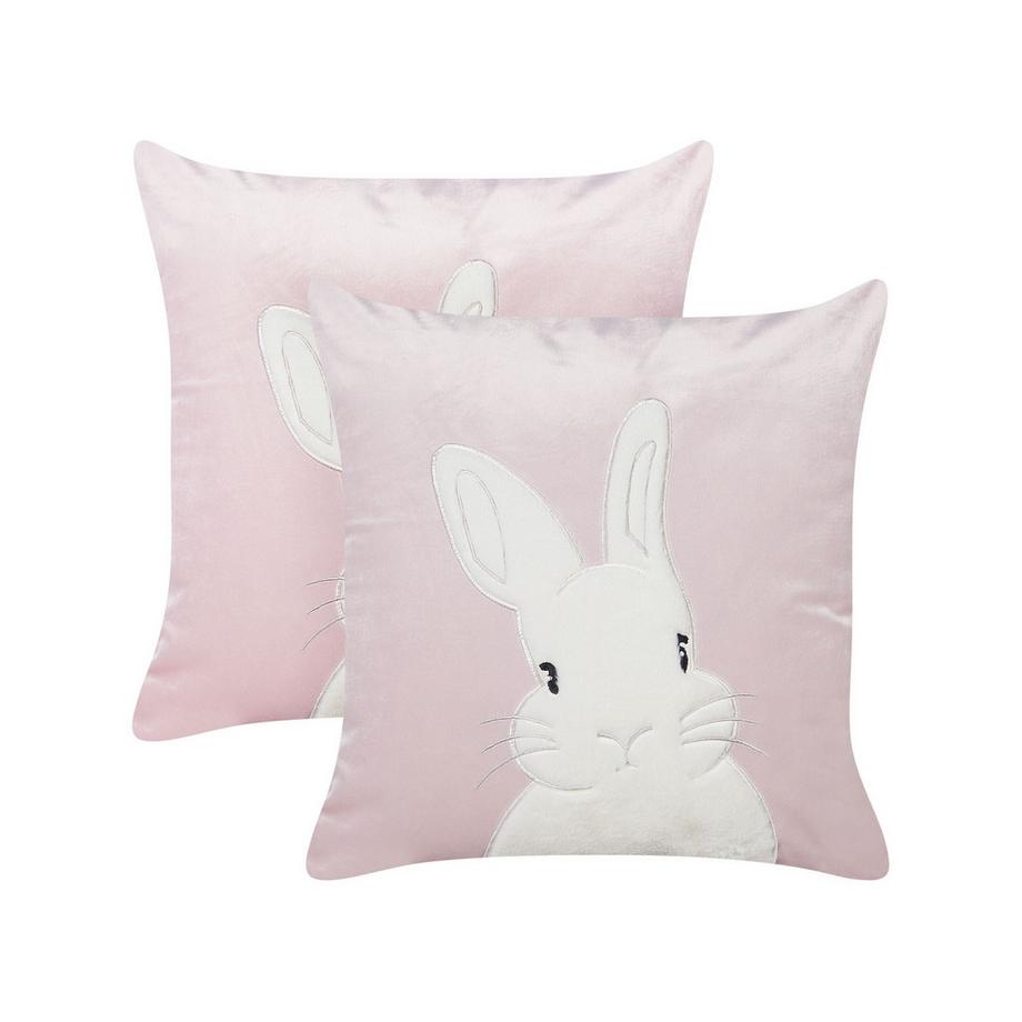 Lot de 2 coussins décoratifs en Velours  IBERIS