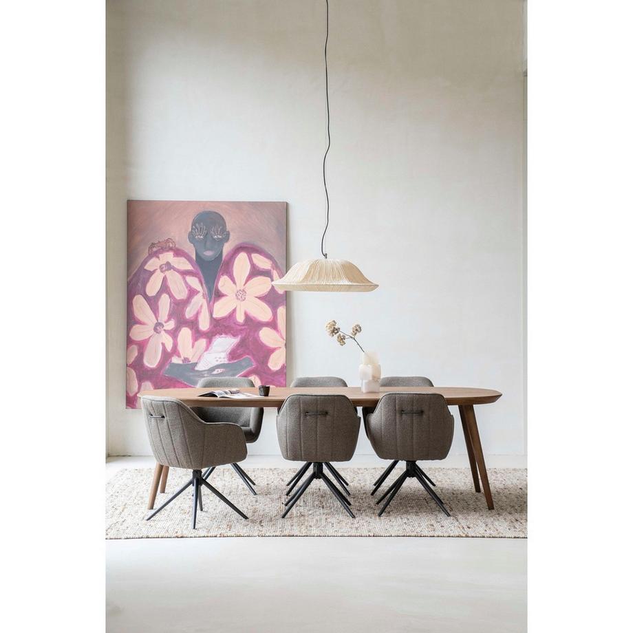 mutoni Table de salle à manger Elijah marron 260x100  