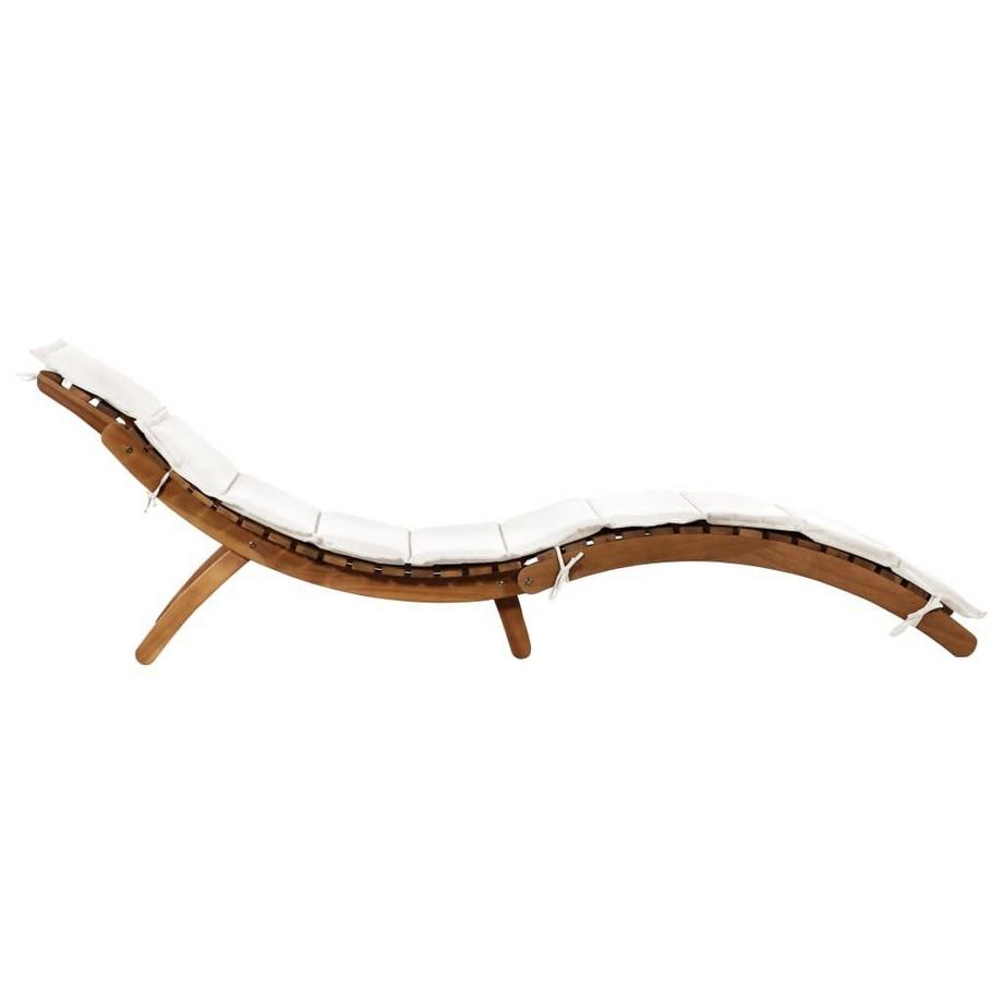 VidaXL lettino pieghevole Legno  