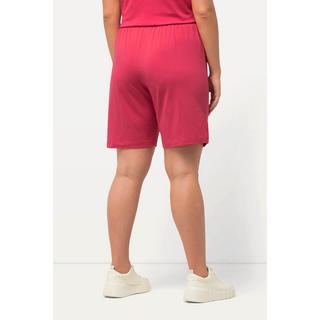 Ulla Popken  Shorts di jersey con tasche e cintura elastica 