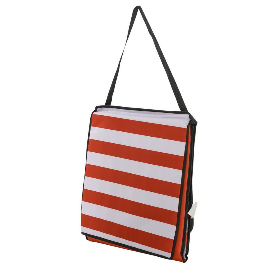 Northio 2Er-Set Strandmatte Faltbar Verstellbar Sonnenliege Strandmatratze Tragetasche Rot 142X51X40Cm  