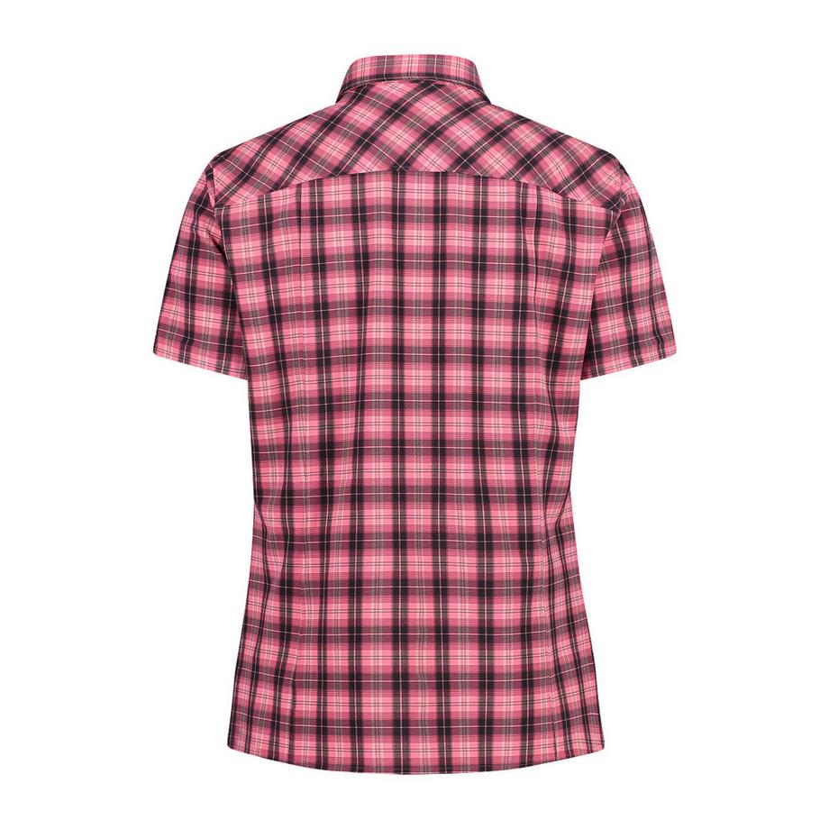 CMP Camicia Donna Maniche Corte A Quadri  