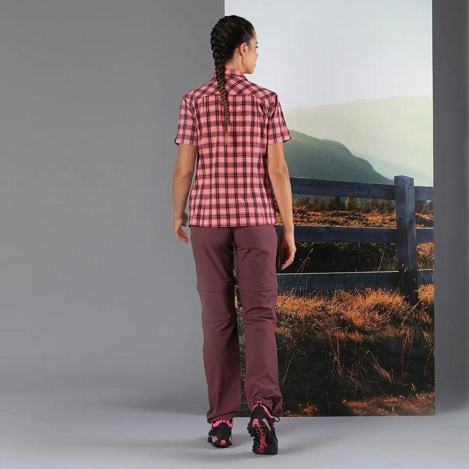 CMP Camicia Donna Maniche Corte A Quadri  