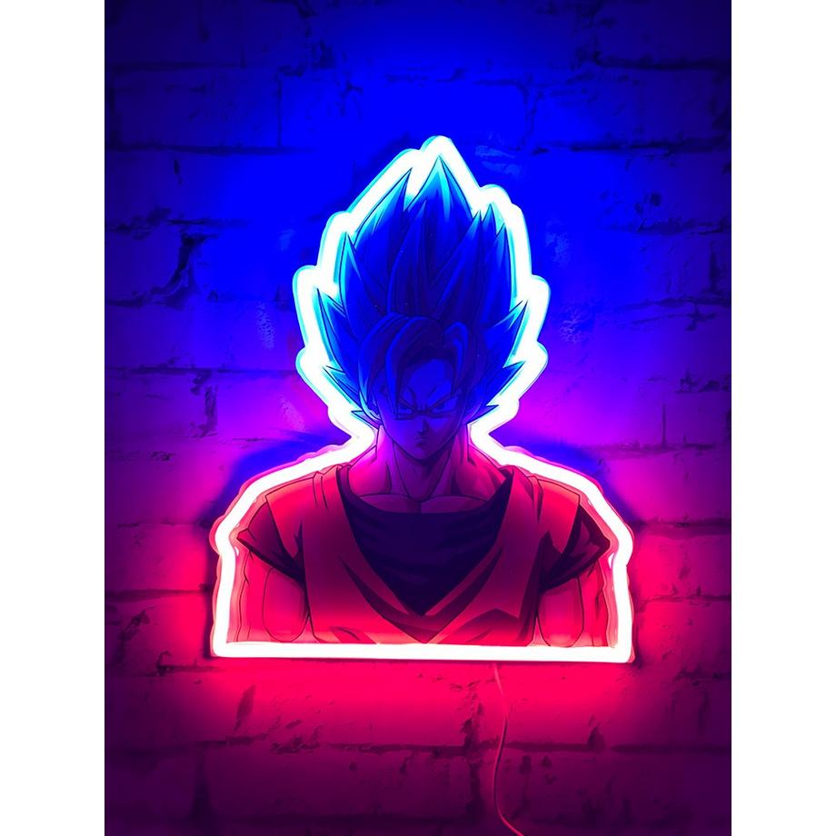 BigBen Connected Lampada a neon da muro Goku Super Saiyan 30 cm  