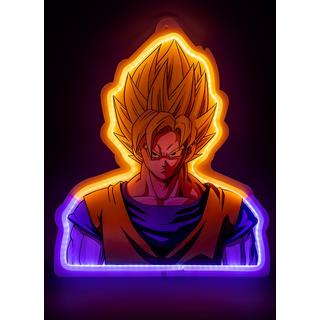 BigBen Connected Lampada a neon da muro Goku Super Saiyan 30 cm  