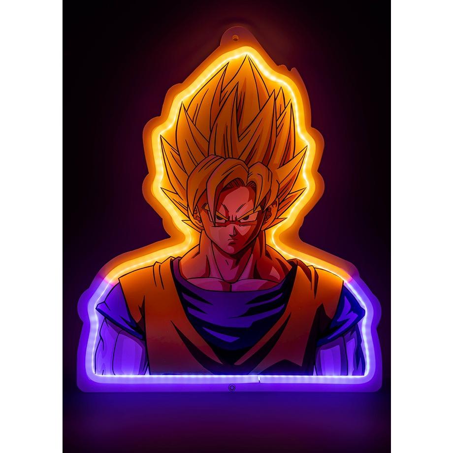 BigBen Connected Lampada a neon da muro Goku Super Saiyan 30 cm  