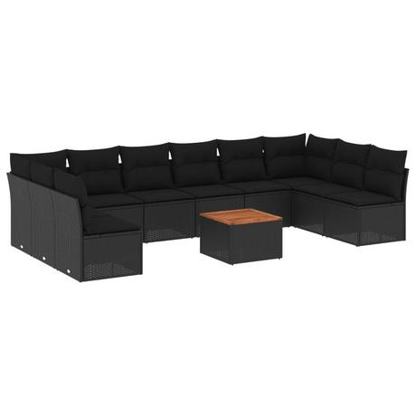 VidaXL Garten sofagarnitur poly-rattan  