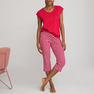 La Redoute Collections  Kurzer Pyjama aus Baumwoll-Jersey 