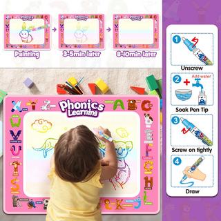 Activity-board  Jouet pour enfants, tapis de coloriage à l'eau tapis de coloriage avec crayon à eau 