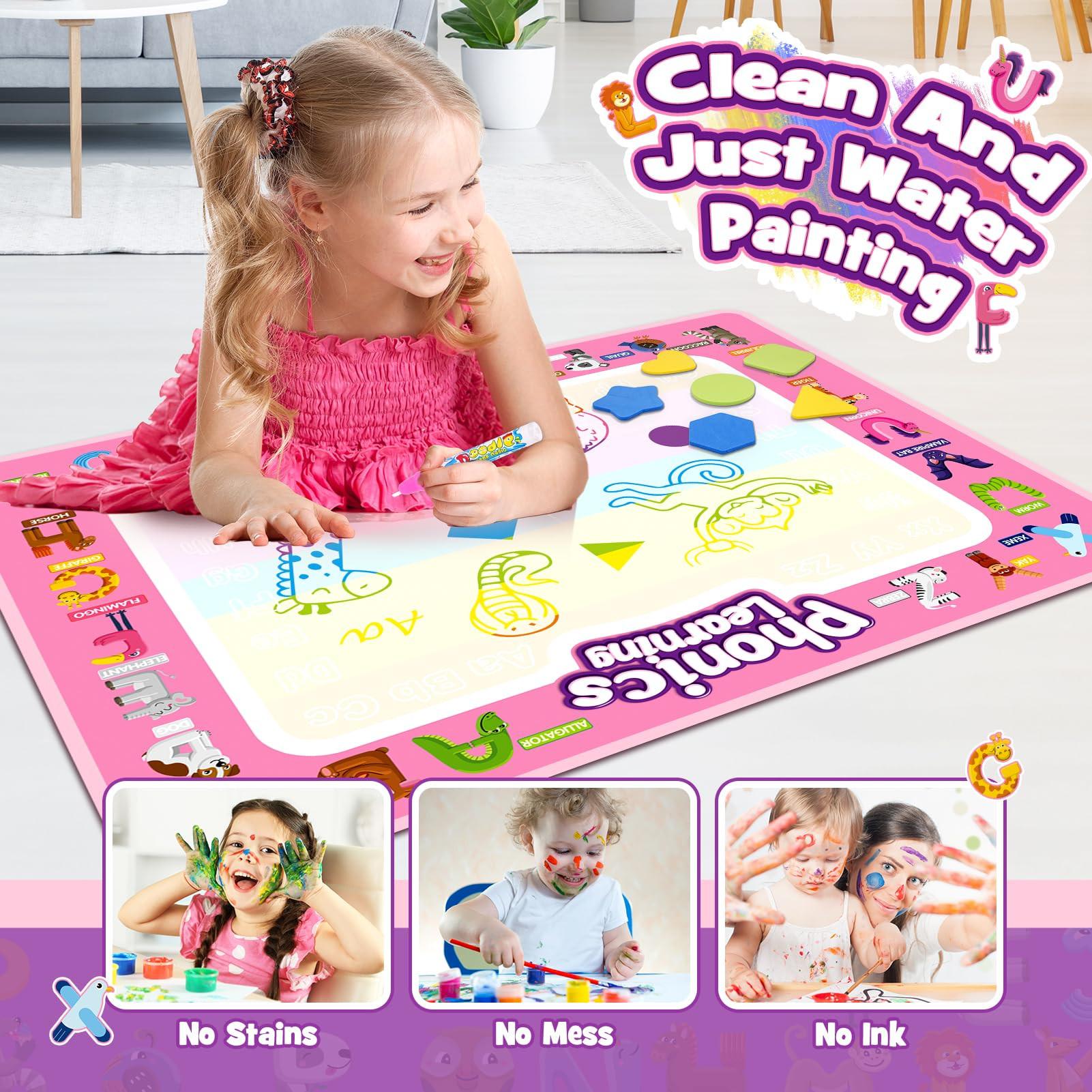 Activity-board  Jouet pour enfants, tapis de coloriage à l'eau tapis de coloriage avec crayon à eau 