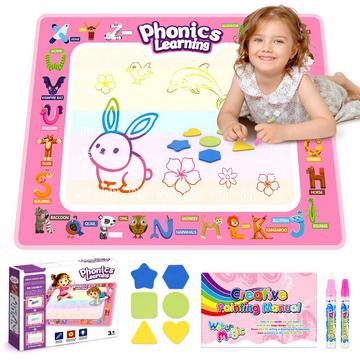 Jouet pour enfants, tapis de coloriage à l'eau tapis de coloriage avec crayon à eau