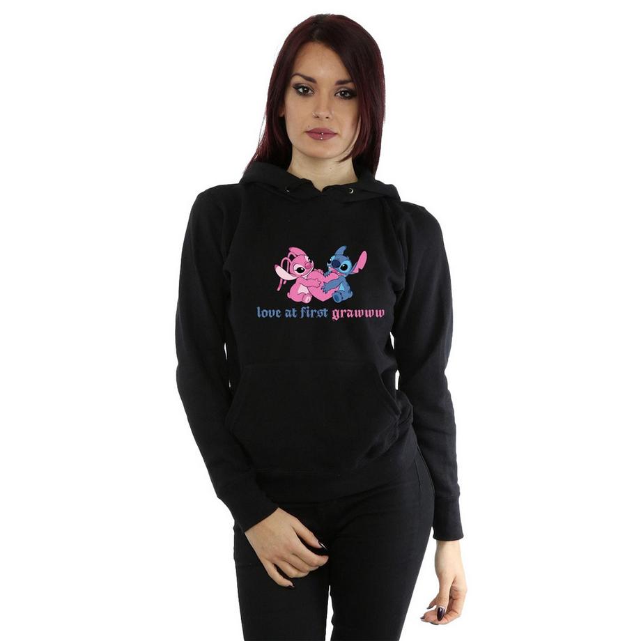 Lilo & Stitch Love At First Grawww Sweat à Capuche  