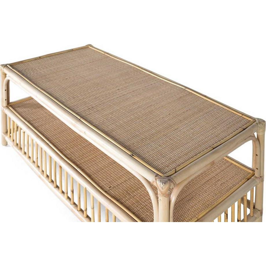 mutoni Table basse Dune rotin naturel 110  