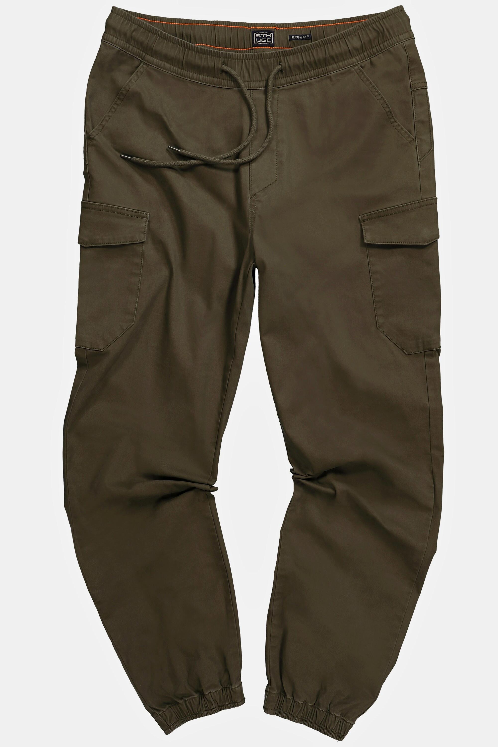 Sthuge  Pantalon cargo STHUGE, coupe Modern fit 6 poches, taille élastique - jusqu'au 8 XL 