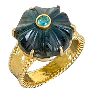 Ring Halbedelsteine Labradorit "Noelia"