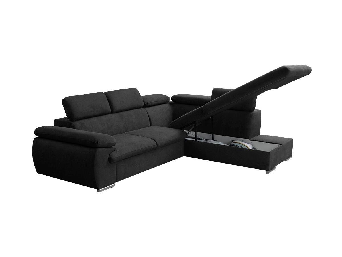 Vente-unique Ecksofa mit Schlaffunktion Bettkasten FABIEN Ecke Rechts  