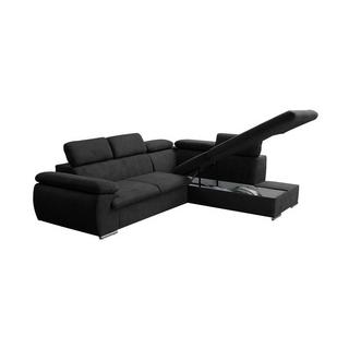 Vente-unique Ecksofa mit Schlaffunktion Bettkasten FABIEN Ecke Rechts  