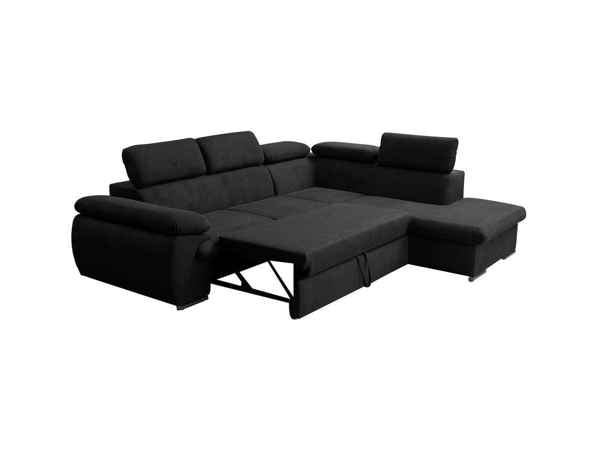 Vente-unique Ecksofa mit Schlaffunktion Bettkasten FABIEN Ecke Rechts  