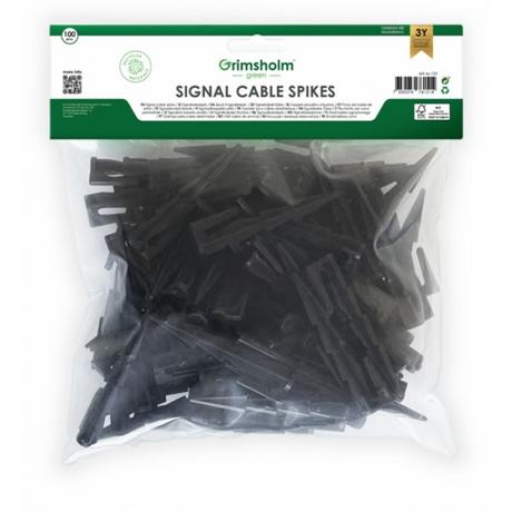 B2X  Support de câble de signal, câble de limitation pour tondeuse automatique, paquet de 100 