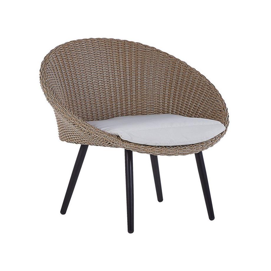 Beliani Ensemble pour bistro en Polyrotin Boho ORTIGIA  