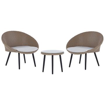 Ensemble pour bistro en Polyrotin Boho ORTIGIA