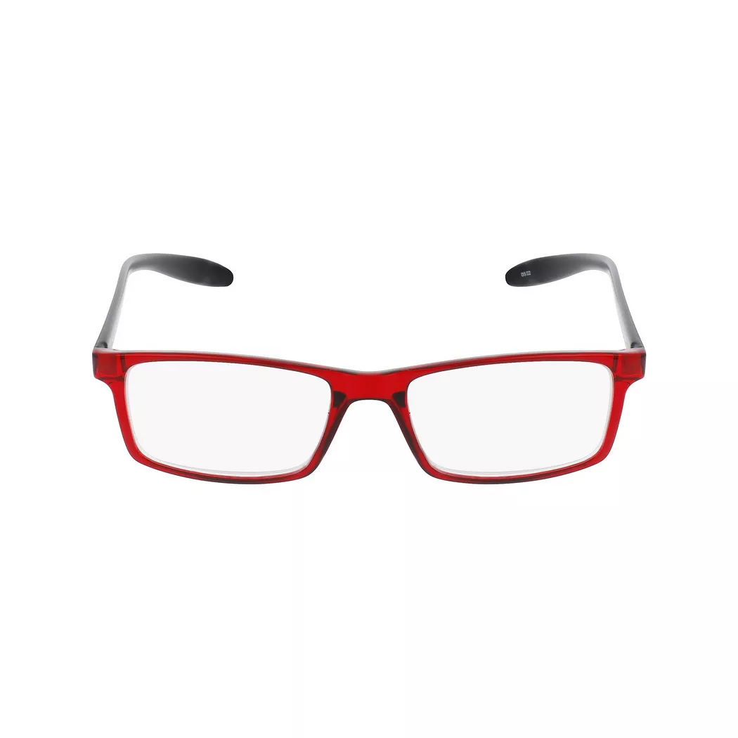 Invu - Lesebrille mit Etui, für Herren, Rot Bunt, Größe ONESIZE