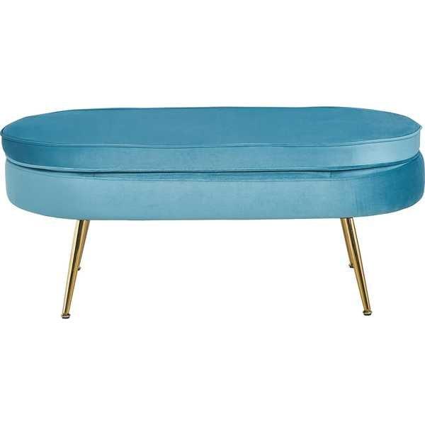 Image of Sitzpouf oval Samt Sitzpouf oval Samt