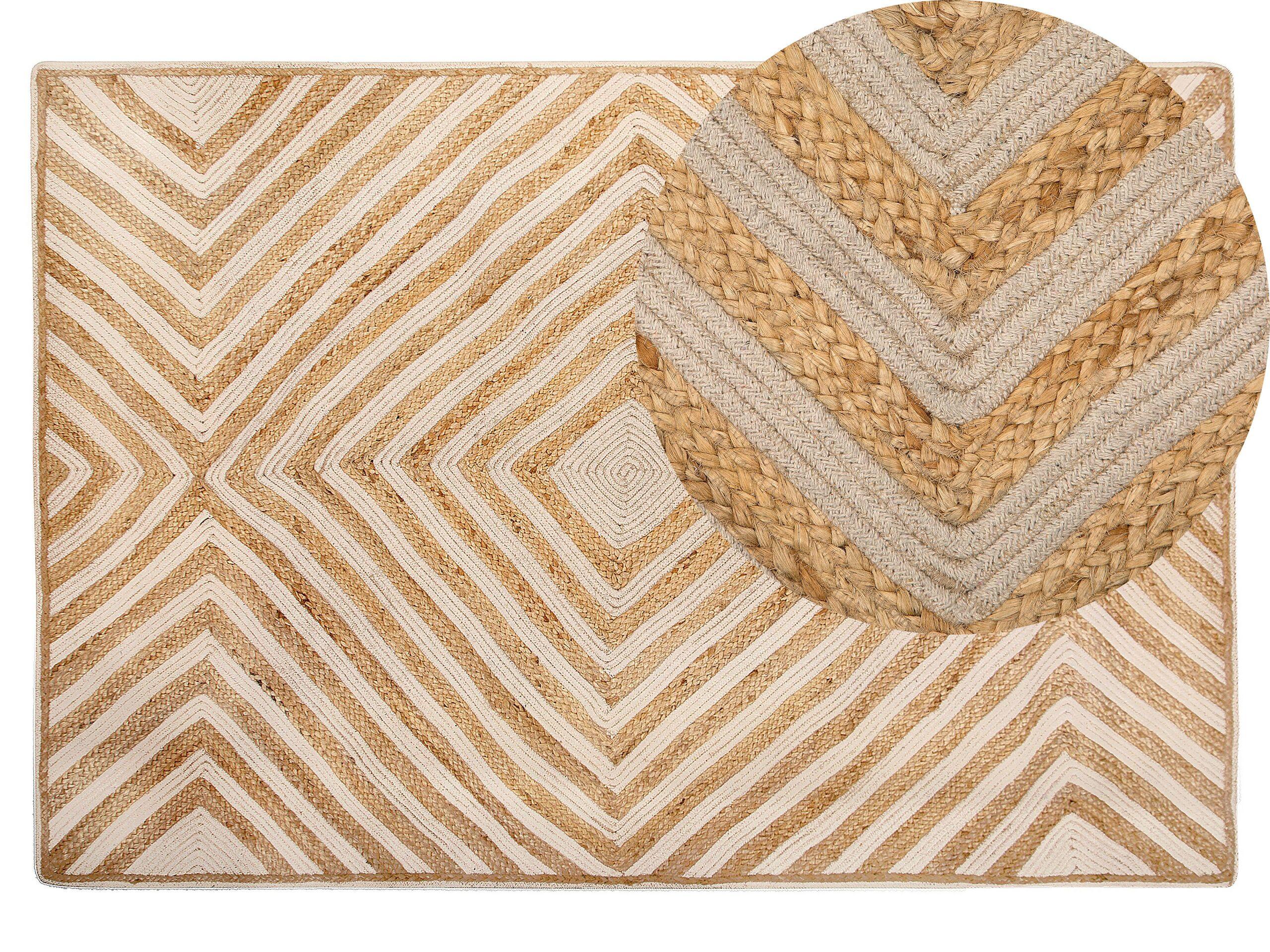 Beliani Tapis en Coton Boho PIRLI  