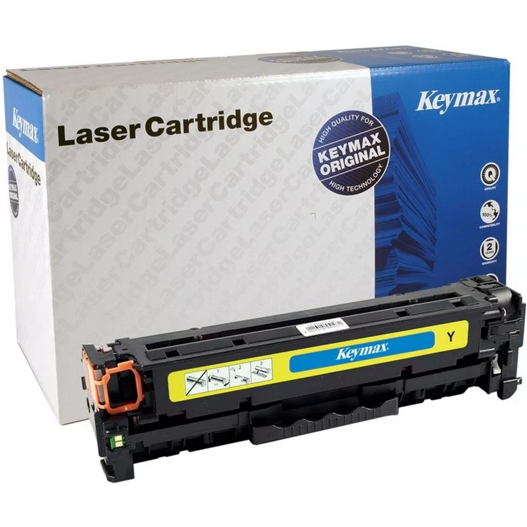 Keymax – RMC Toner-Modul yellow CRG 718YKEY zu Canon LBP 7200 2800 S., One Size