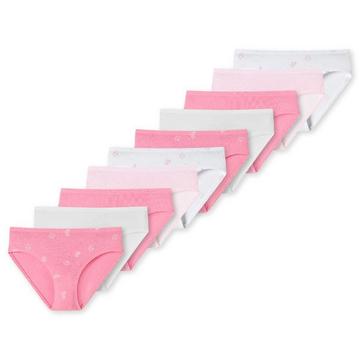 10er Pack 95/5 Kids Girls Organic Cotton - Slips