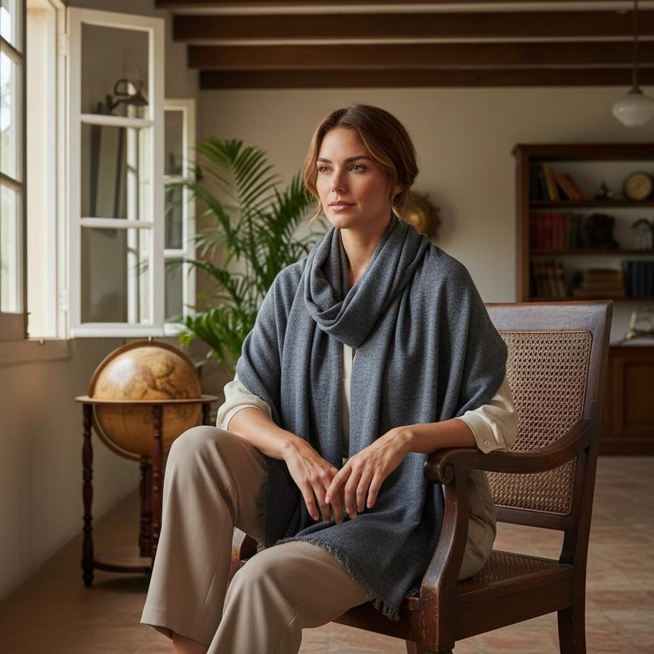 LUCKY & LOVE Valeré Écharpe Cachemire Premium  