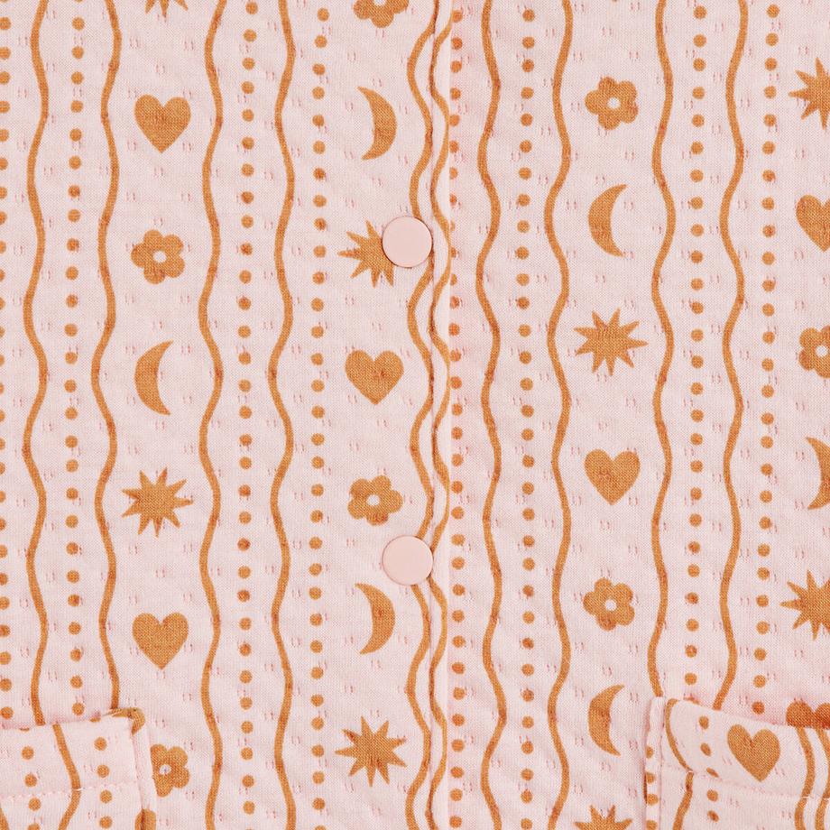 La Redoute Collections  Weste mit Druckknöpfen und Steppung 