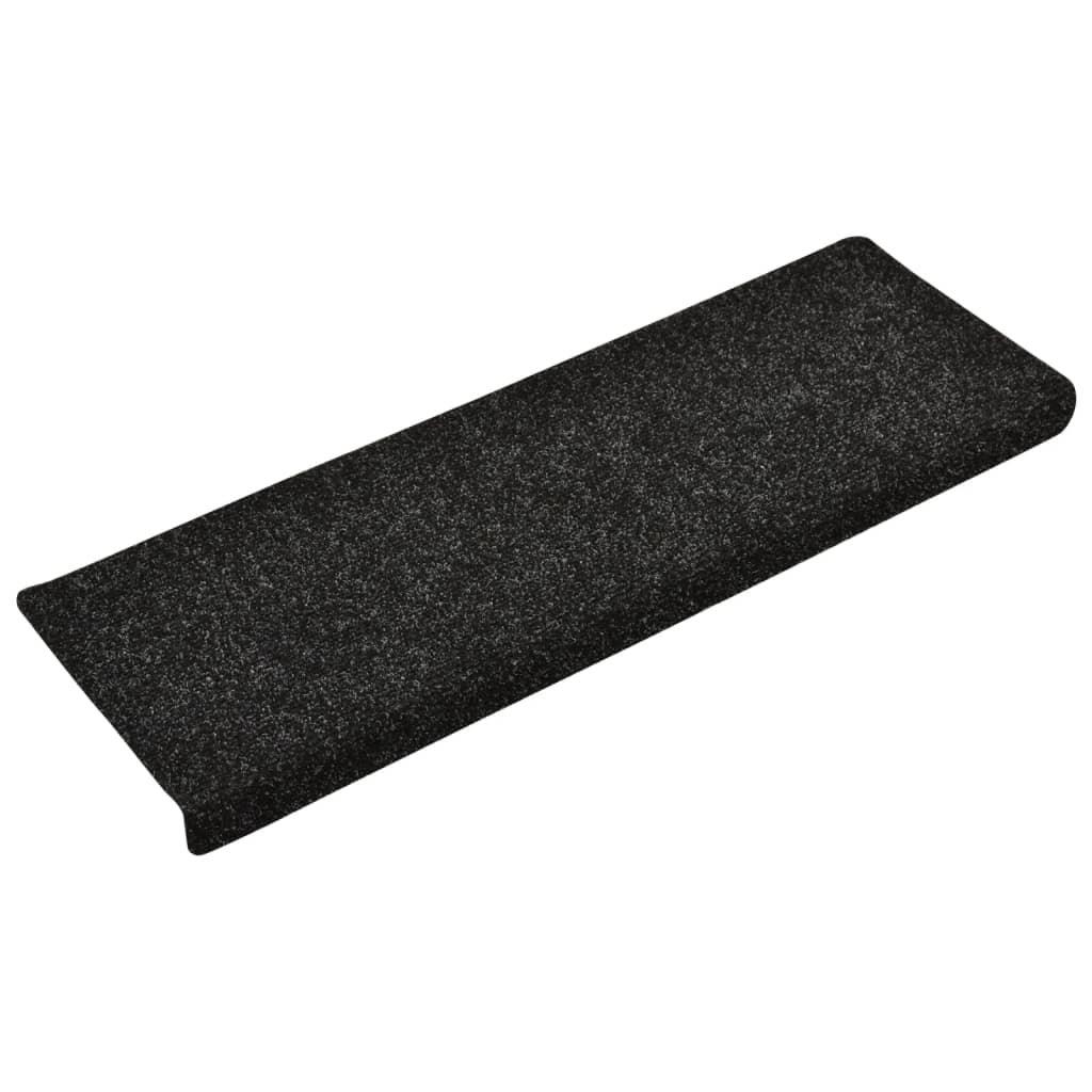 VidaXL Tapis de marches d'escalier  pcs aiguilleté polypropylène  